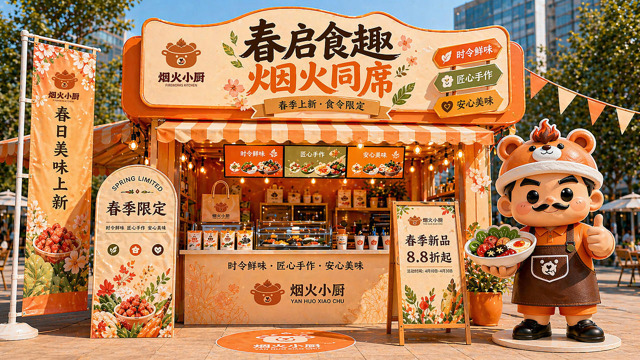“烟火小厨”餐饮全案设计(图ZNDA2OTI4MzUy) - 品牌 - 站酷设计师楠柯梦原创素材 - 站酷ZCOOL