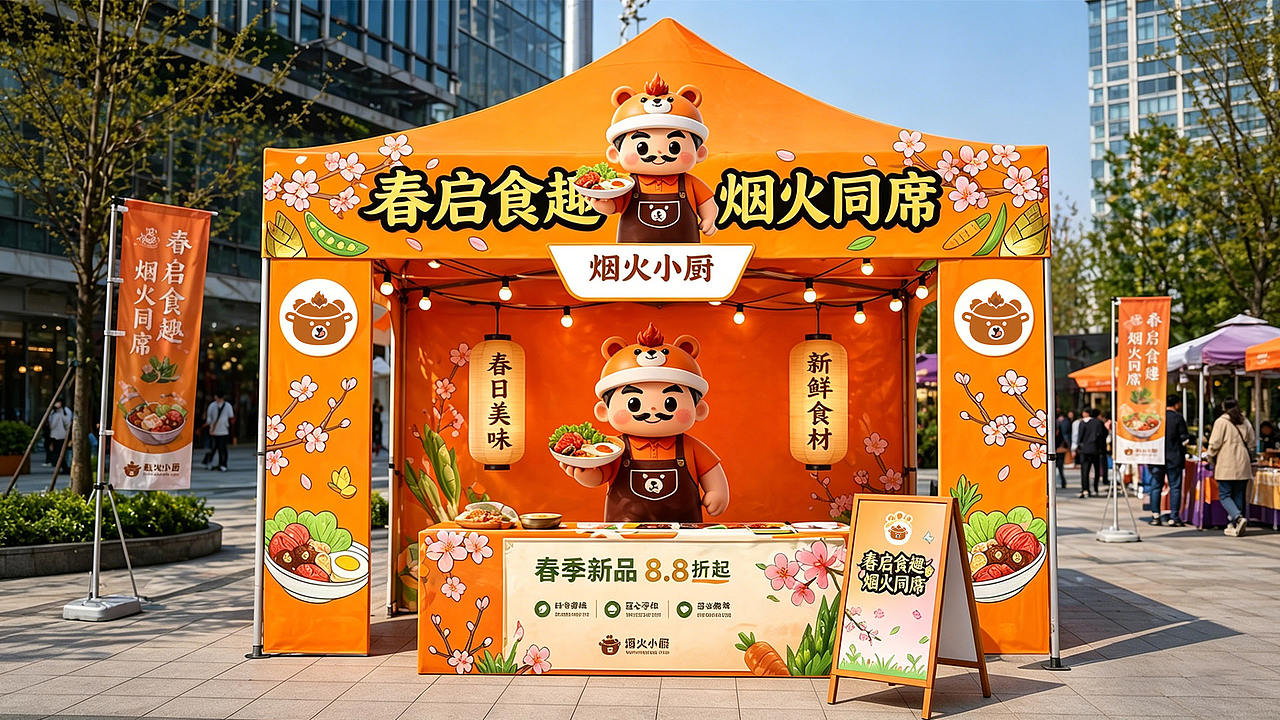 “烟火小厨”餐饮全案设计(图ZNDA2OTI4MzY0) - 品牌 - 站酷设计师楠柯梦原创素材 - 站酷ZCOOL
