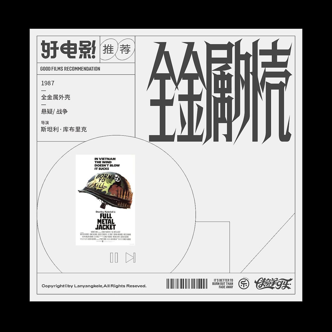 好电影推荐（300部）系列字体设计先三分之一good（图ZNDA2OTM0MjM2） - 字体/字形 - 站酷设计师懒羊可乐原创素材 - 站酷ZCOOL
