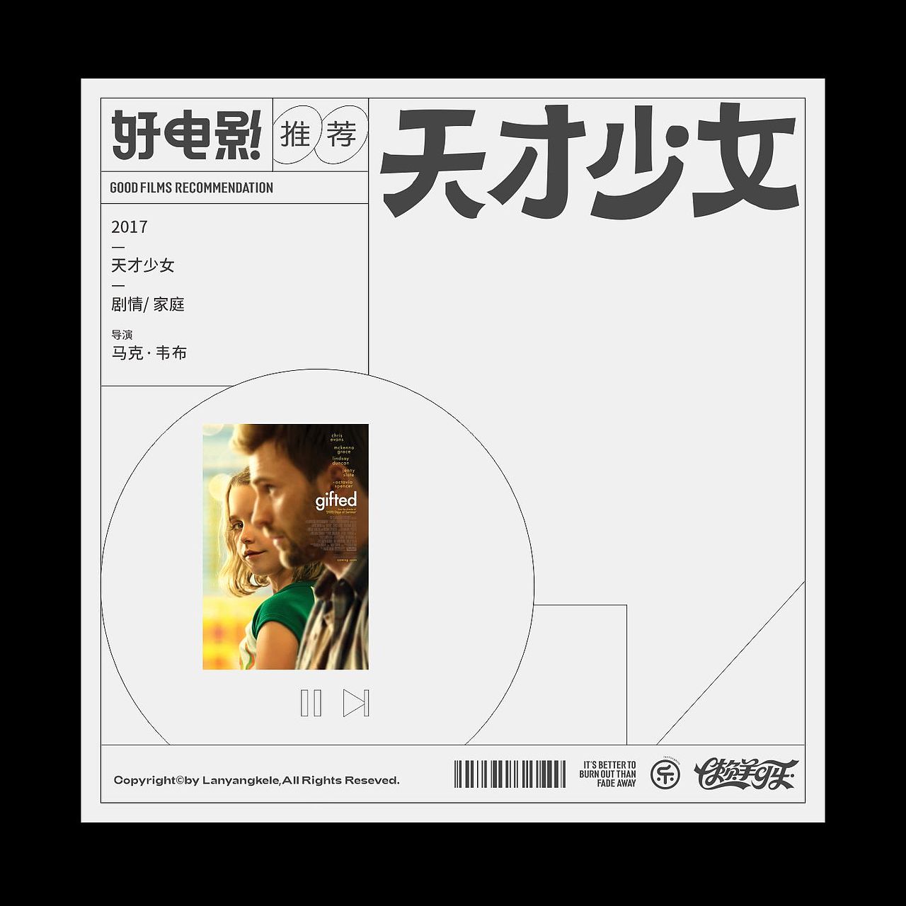 好电影推荐（300部）系列字体设计先三分之一good（图ZNDA2OTM0MjYw） - 字体/字形 - 站酷设计师懒羊可乐原创素材 - 站酷ZCOOL
