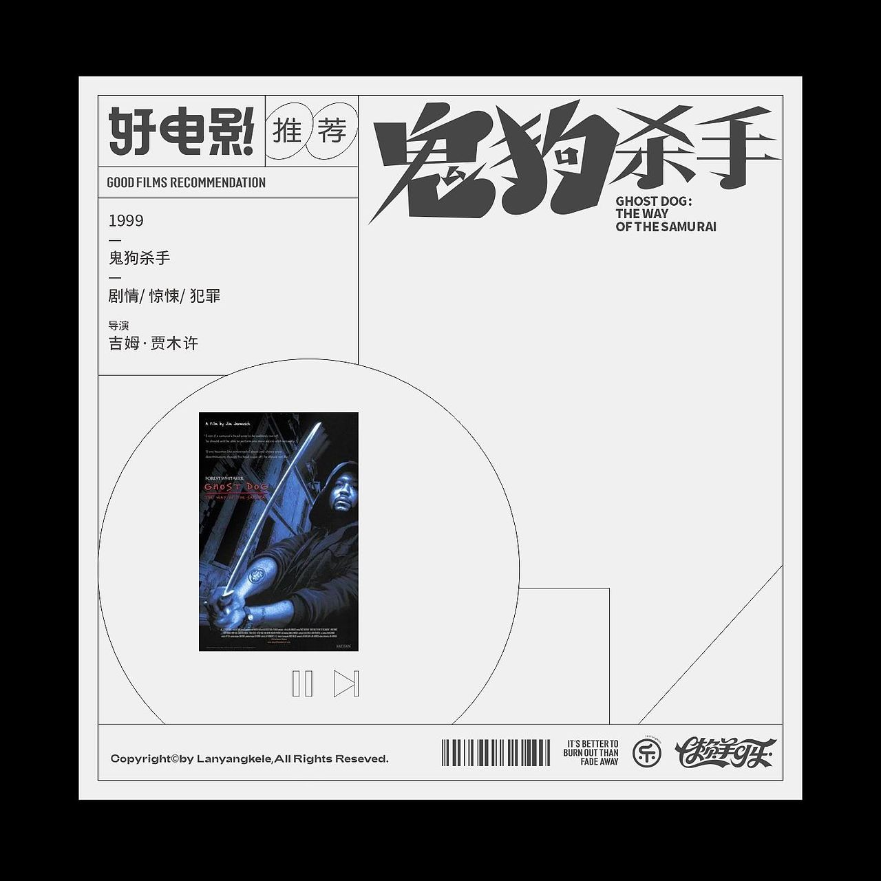 好电影推荐（300部）系列字体设计先三分之一good（图ZNDA2OTM0MzIw） - 字体/字形 - 站酷设计师懒羊可乐原创素材 - 站酷ZCOOL