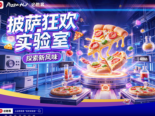 #2026青春答卷#-超核设计师-披萨狂欢-AIGC运营设计