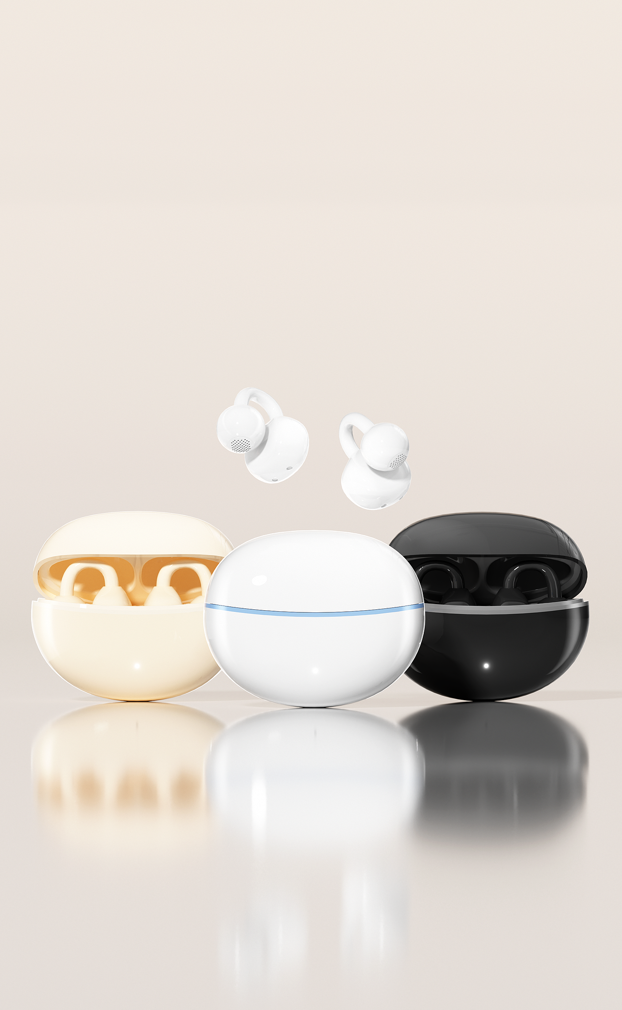 蓝牙耳机渲染（图ZNDA2OTQ5Mjg4） - 产品 - 站酷设计师菜籽_原创素材 - 站酷ZCOOL