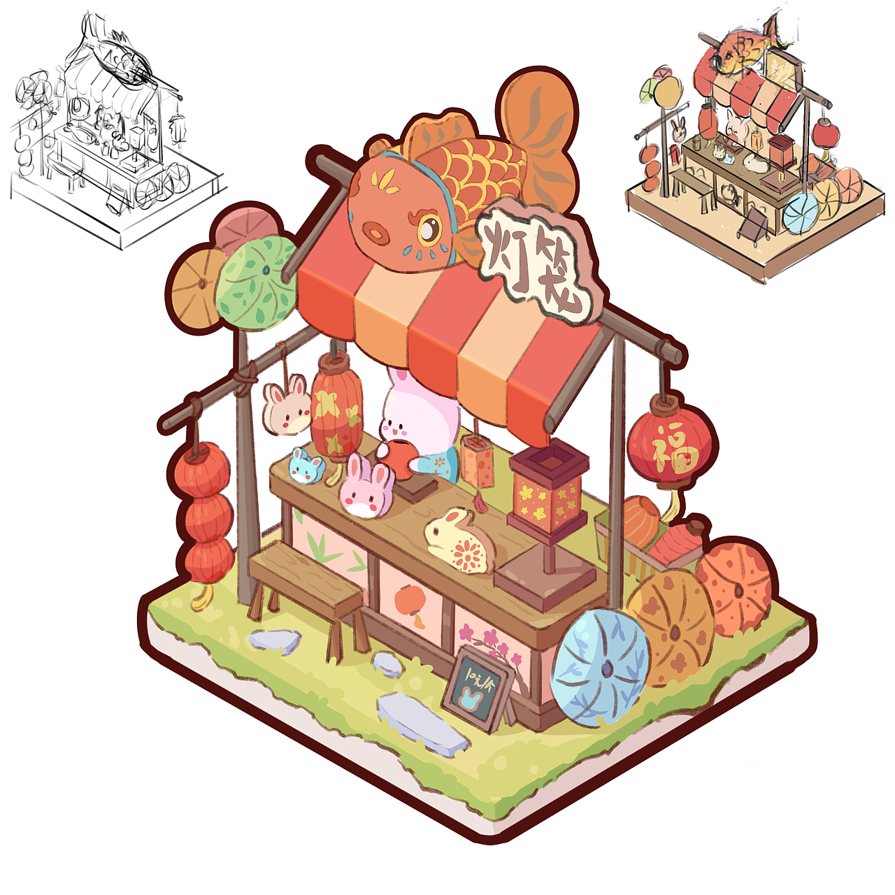 一些小场景练习（图ZNDA2OTcxMDI4） - 创作习作 - 站酷设计师进阶的青小争原创素材 - 站酷ZCOOL