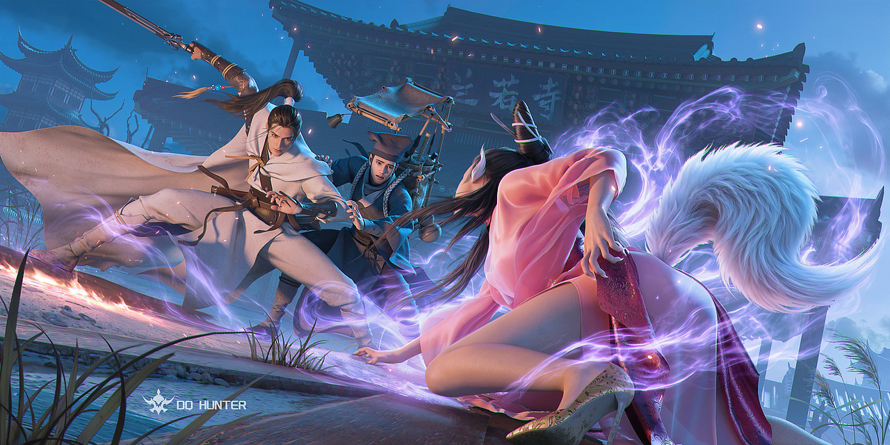 3D+AI辅助写实插画课程（图ZNDA2OTcxMTQw） - 商业插画 - 站酷设计师DQ_HUNTER原创素材 - 站酷ZCOOL