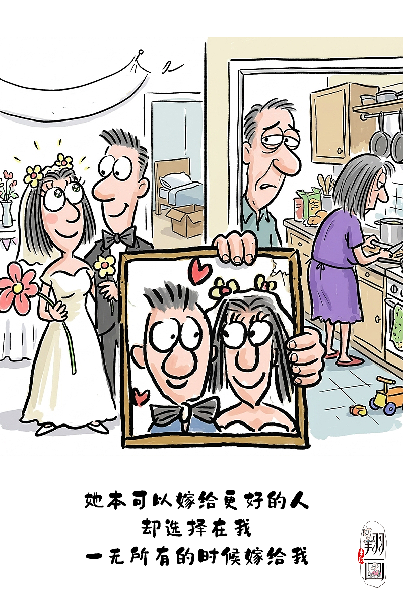 漫画婚姻:你后悔跟现在的妻子结婚吗?(图ZNDA2OTcyNTI4) - 中/长篇漫画 - 站酷设计师huashuoshi原创素材 - 站酷ZCOOL