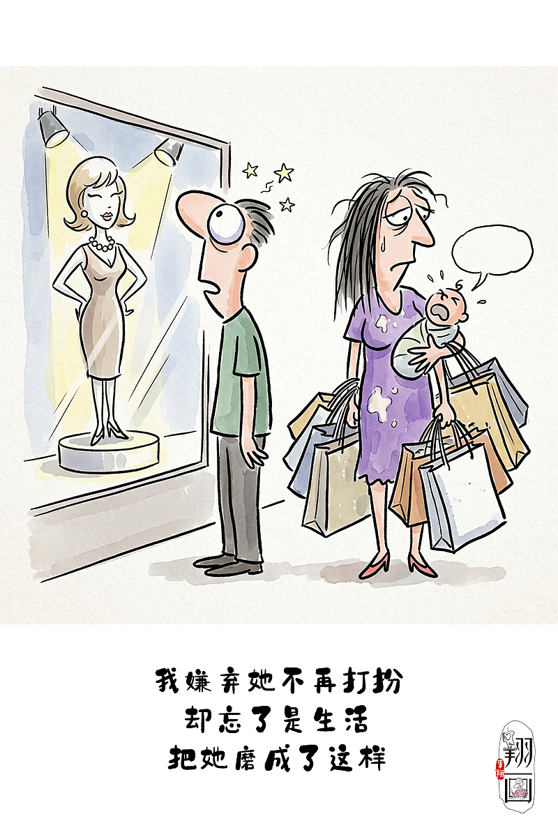 漫画婚姻:你后悔跟现在的妻子结婚吗?(图ZNDA2OTcyNTQ0) - 中/长篇漫画 - 站酷设计师huashuoshi原创素材 - 站酷ZCOOL