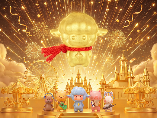 治愈预警✨可可爱爱的童话游乐园🎡