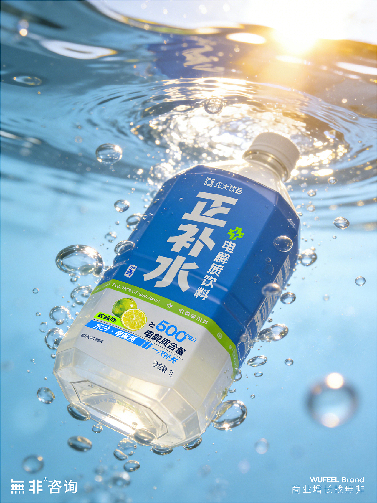 【無非案例】【水饮】正大饮品电解质水(图ZNDA3MDE1ODky) - 包装 - 站酷设计师無非Brand原创素材 - 站酷ZCOOL