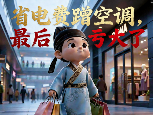 不写诗小李白为省电费蹭空调，结局直接破防搞笑短片