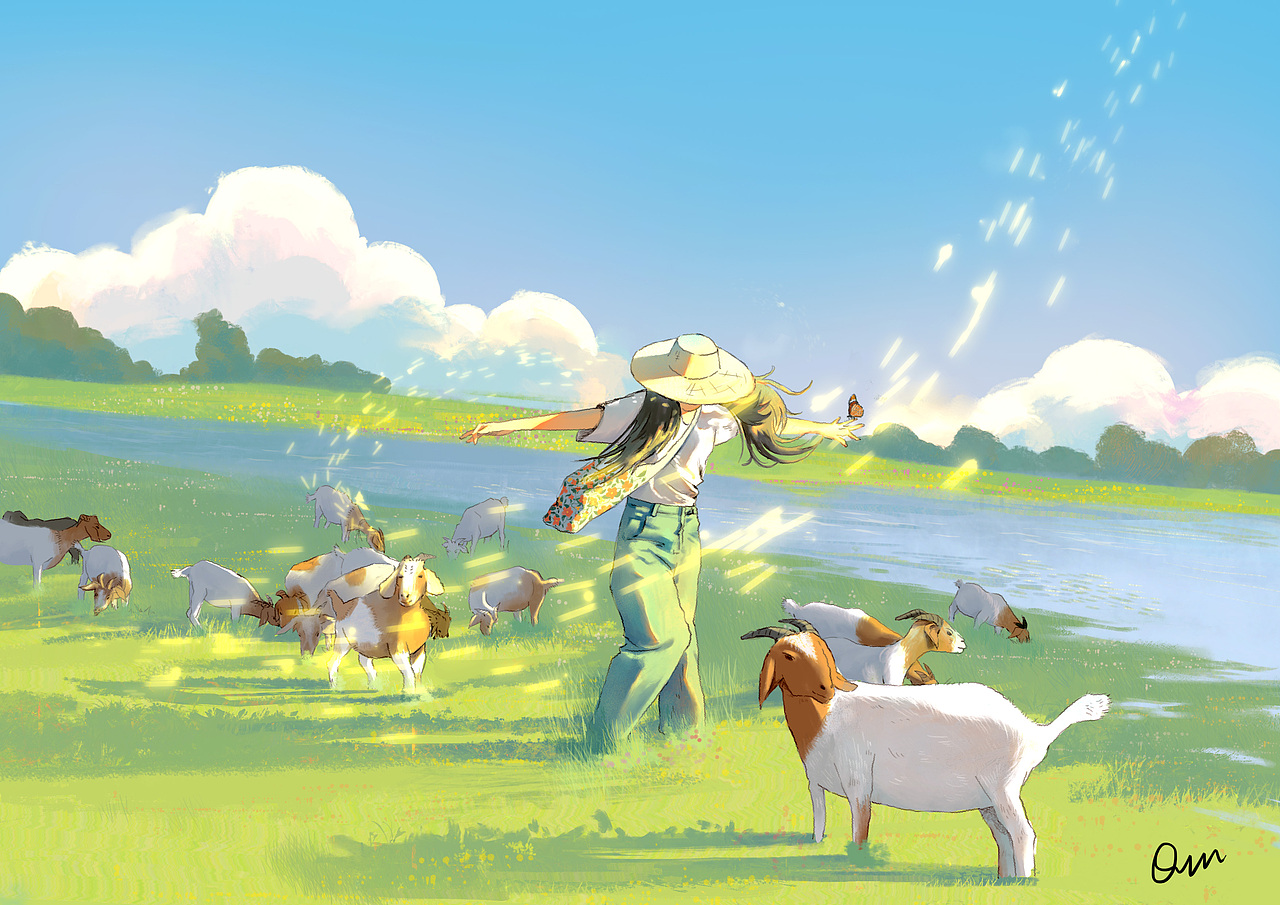 夏天在家的日子（图ZNDA3MDQzNDQ4） - 创作习作 - 站酷设计师挖土豆原创素材 - 站酷ZCOOL
