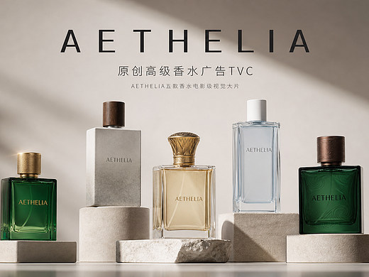 原创高级香水广告TVC｜AETHELIA香水电影级视觉大片