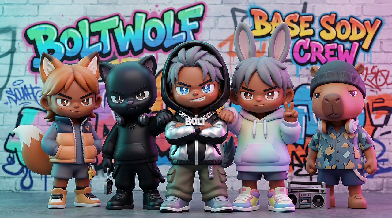 诠释街头嘻哈内核 —— 灰狼波尔 BoltWolf IP设计(图ZNDA3MDU1Mzgw) - 人物/生物 - 站酷设计师阿容容原创素材 - 站酷ZCOOL