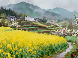 氛围特色插画