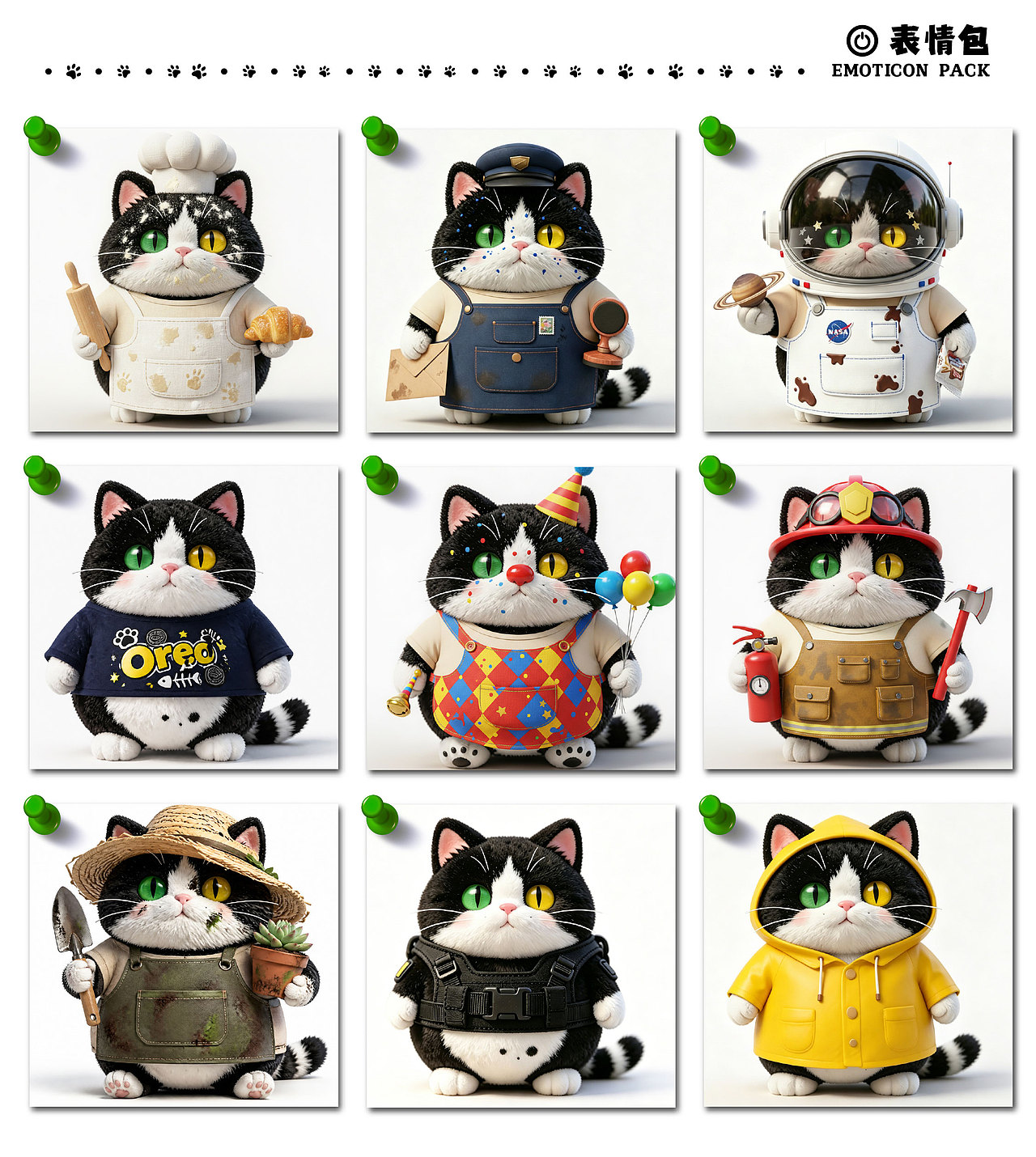 以我家的猫为原型用AI做了个IP（图ZNDA3MDc2OTQ0） - AI作品 - 站酷设计师赵阿咸原创素材 - 站酷ZCOOL