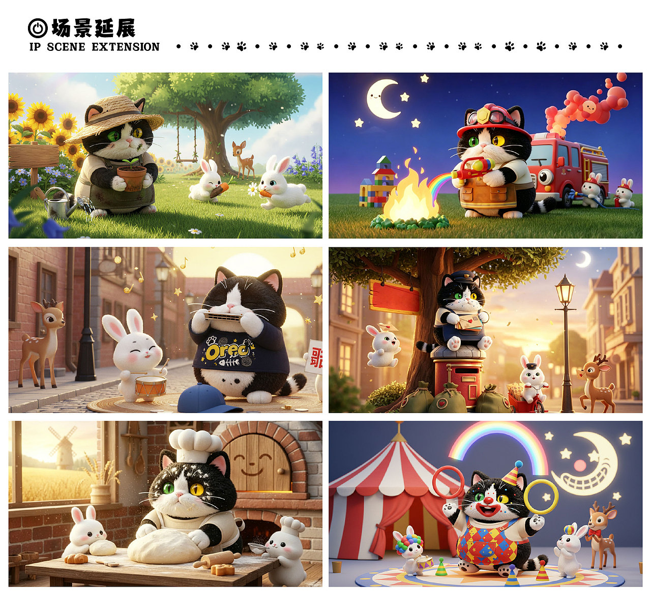 以我家的猫为原型用AI做了个IP（图ZNDA3MDc2OTQ4） - AI作品 - 站酷设计师赵阿咸原创素材 - 站酷ZCOOL