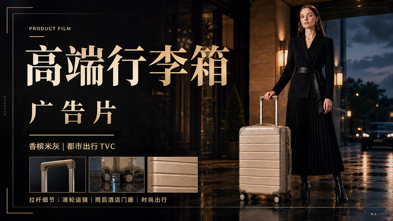 高端行李箱广告片丨时尚出行TVC（图ZNDA3MDgwNjIw） - 短片 - 站酷设计师像素农夫DESIGN原创素材 - 站酷ZCOOL