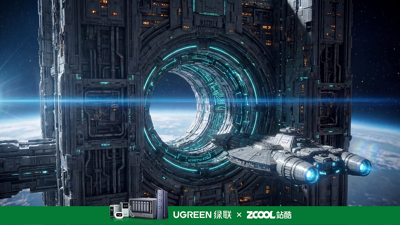 《幕后玩家》 |UGREEN|数字安全星域 硬核极客统治力(图ZNDA3MDgyMDE2) - AI作品 - 站酷设计师米椒青柠糖原创素材 - 站酷ZCOOL