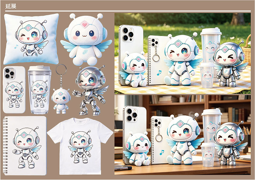 IP设计——旋律机器人（图ZNDA3MDg3MDA4） - IP形象 - 站酷设计师ymila原创素材 - 站酷ZCOOL