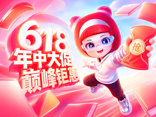 618主视觉(个人主页-ZNzM2MjI1MjQ=) - 海报 - 站酷设计师fengqi333原创素材 - 站酷ZCOOL