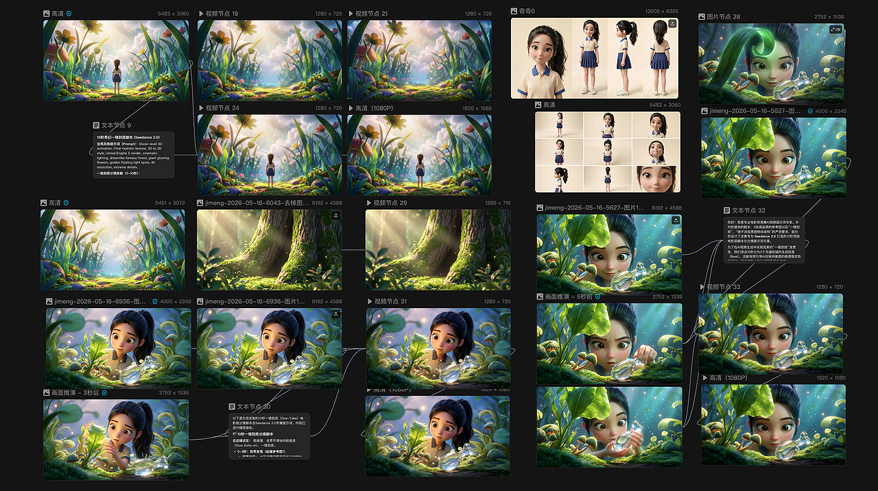 《夏日的梦》第二部｜治愈系商用AI动画广告短片（图ZNDA3MTEwNDM2） - 短片 - 站酷设计师山予品牌顾问原创素材 - 站酷ZCOOL