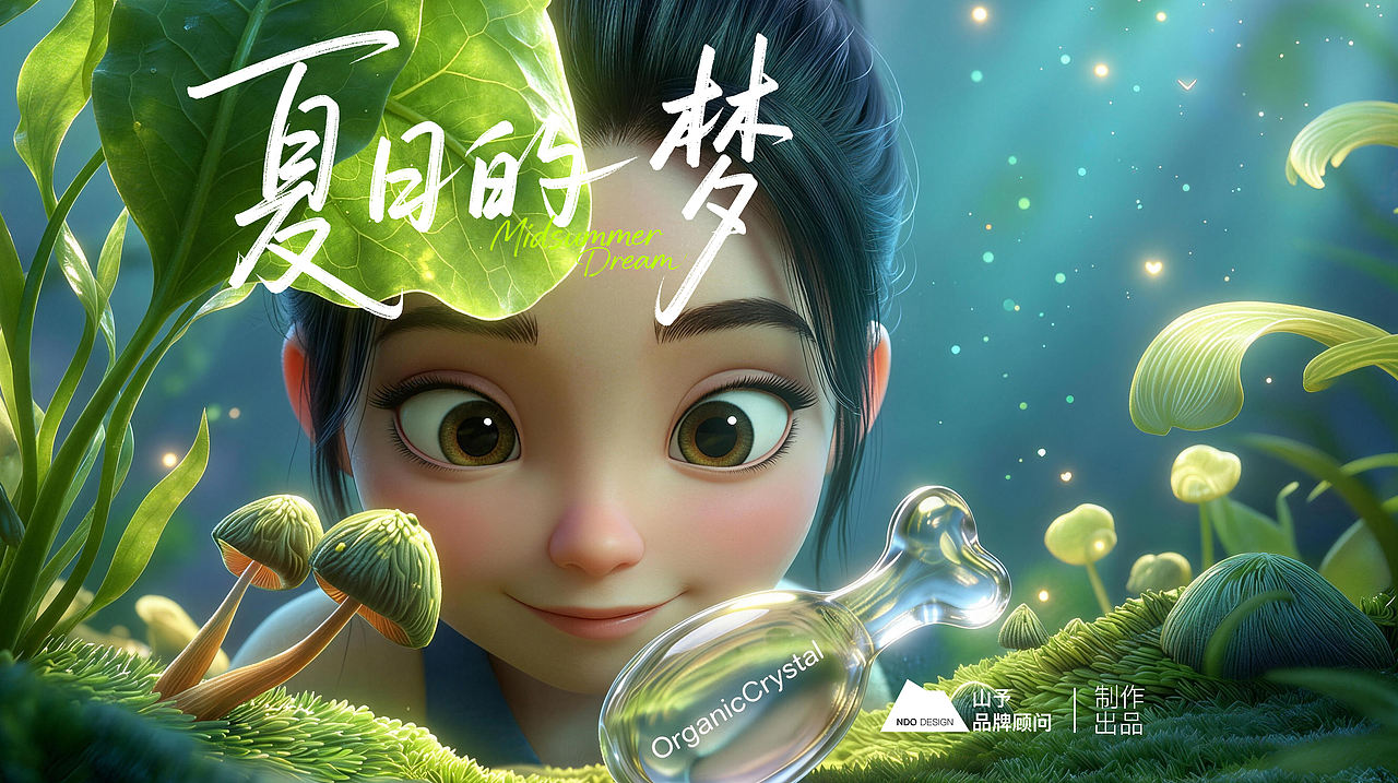 《夏日的梦》第二部｜治愈系商用AI动画广告短片（图ZNDA3MTEwNDEy） - 短片 - 站酷设计师山予品牌顾问原创素材 - 站酷ZCOOL
