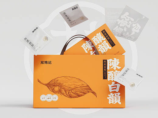 时光藏于皮气韵蕴于茶 陈皮白茶包装设计 铭睿原创作品