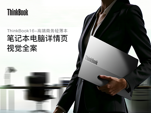 办公本详情页全案｜ThinkBook 16