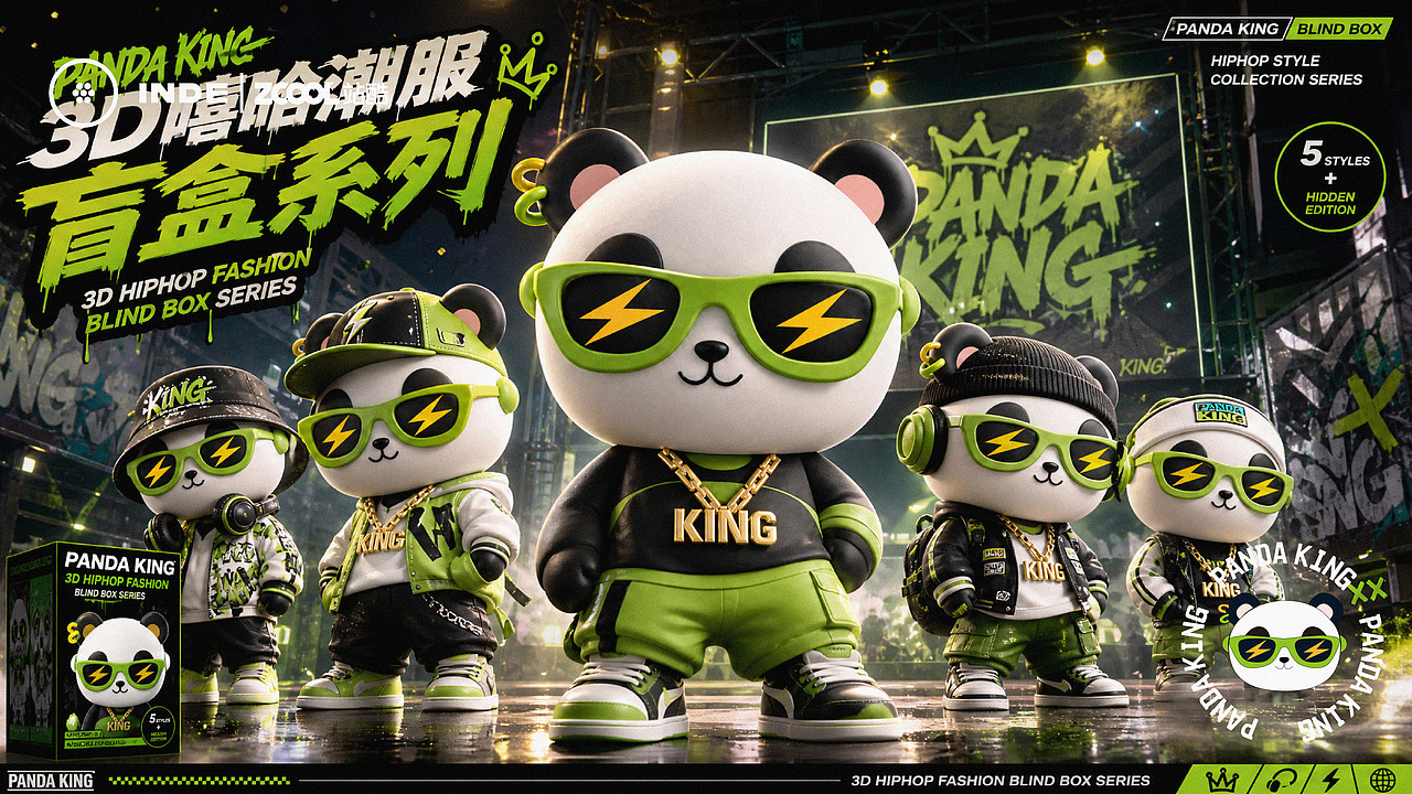 不被定义-潮酷 PANDA KING(图ZNDA3MTQ5MjY4) - 人物/生物 - 站酷设计师小猪品牌设计原创素材 - 站酷ZCOOL