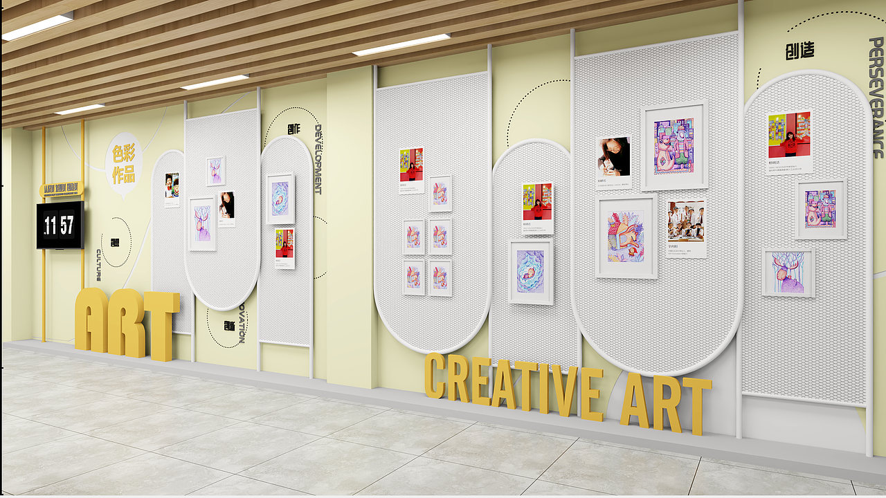 校园文化传统展厅色彩馆（图ZNDA3MTU2NTIw） - 展陈设计 - 站酷设计师西安对白工作室原创素材 - 站酷ZCOOL