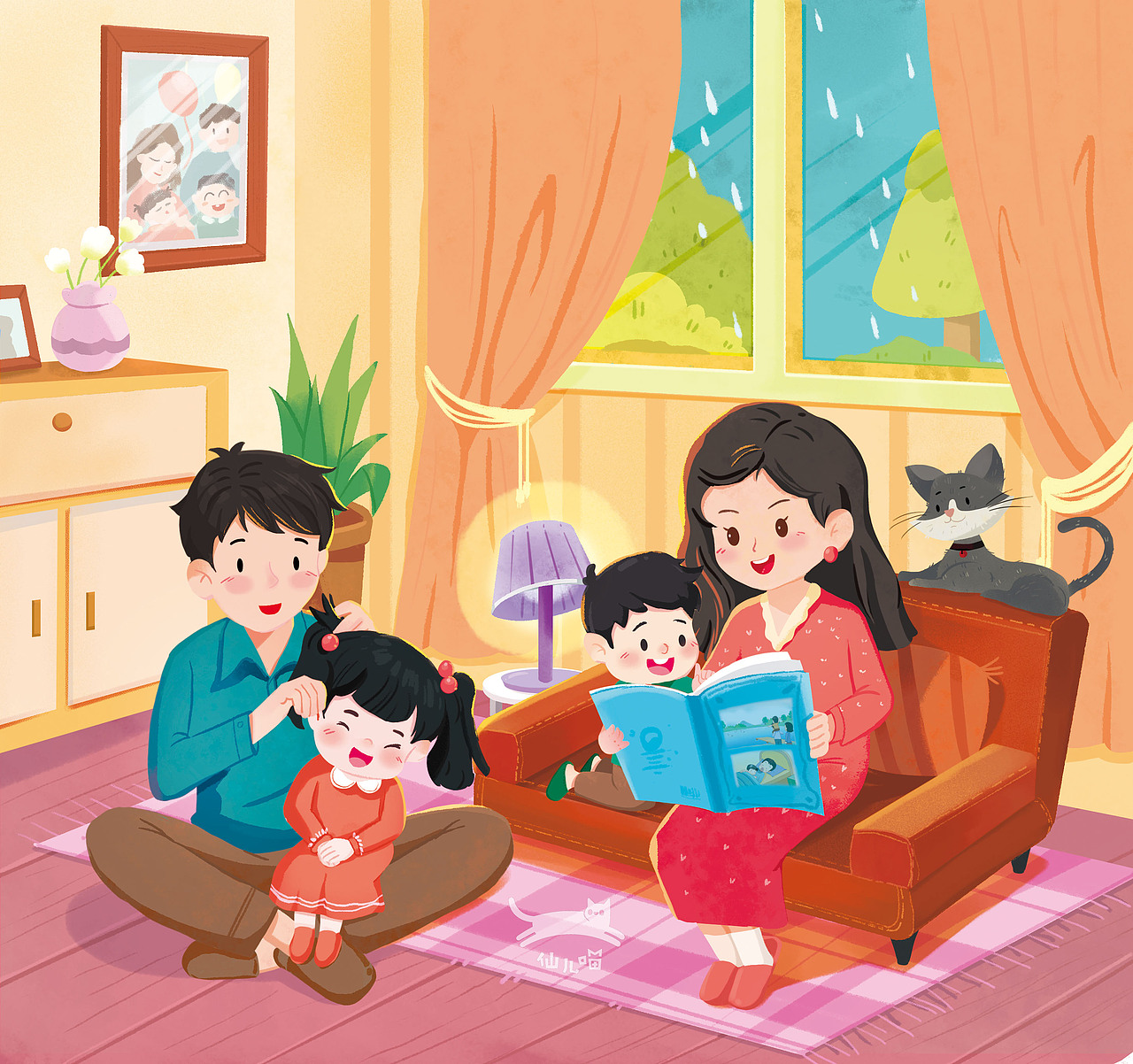 儿童插画|小班绘本图书封面绘制（图ZNDA3MTU4NDM2） - 儿童插画 - 站酷设计师仙儿喵插画工作室原创素材 - 站酷ZCOOL