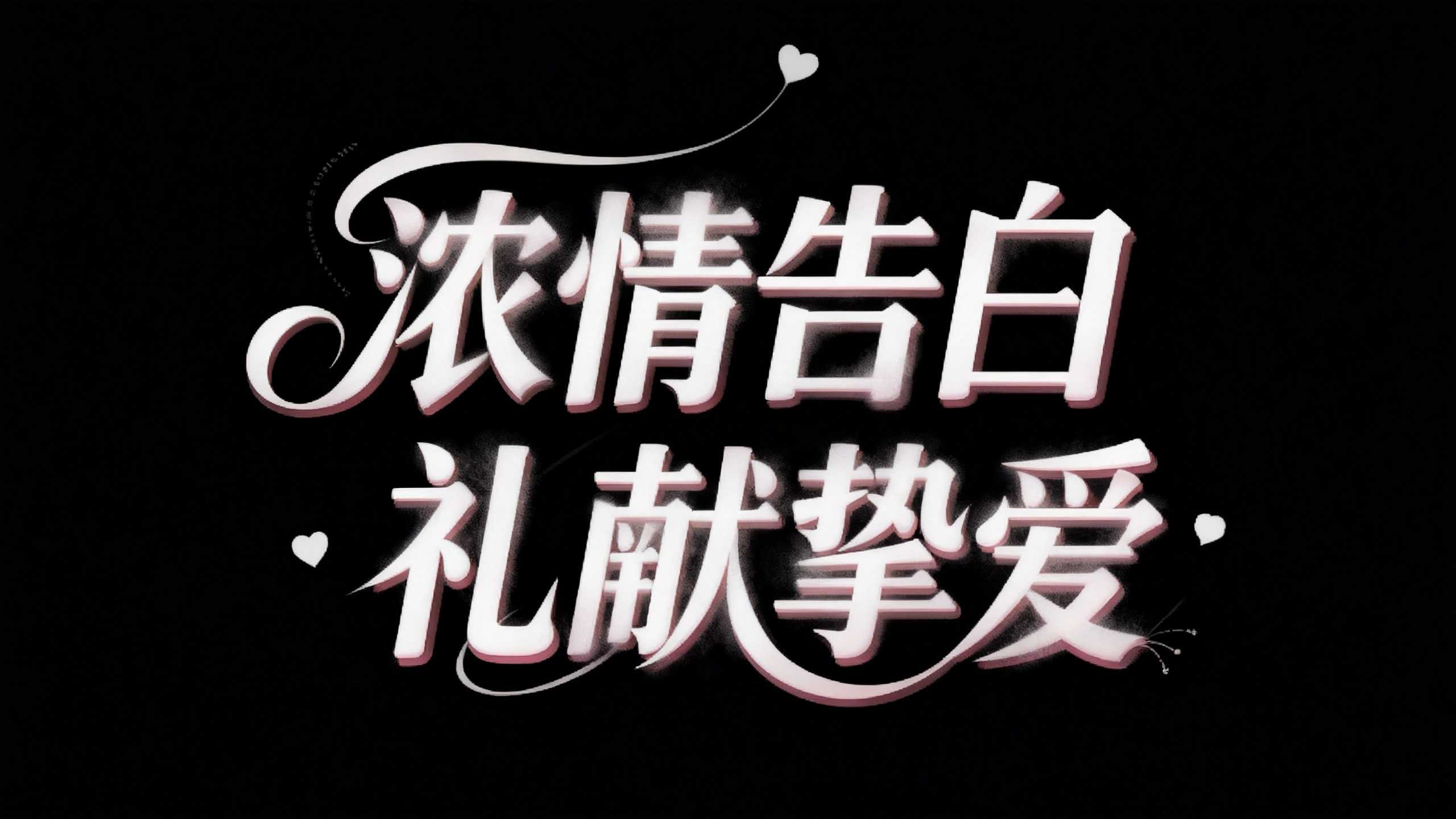 6款高甜浪漫AI字体，一键生成520情人节品牌物料！（图ZMTU2MTM1NDQ=） - 教程 - 站酷设计师设计便利贴原创素材 - 站酷ZCOOL