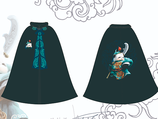 国风熊猫插画设计 | 熊非熊 × 汉服品牌联名