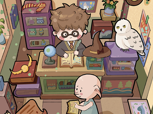 魔法小屋场景