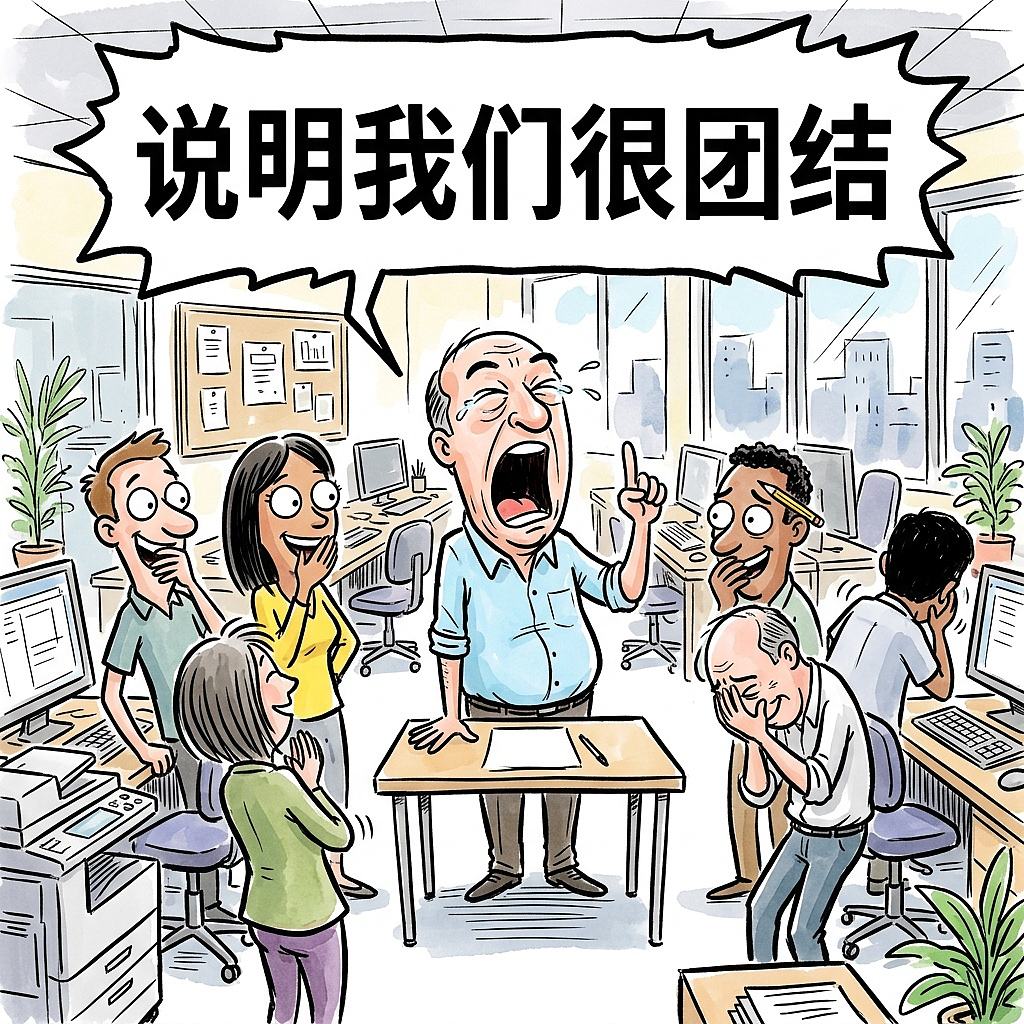 为什么你一打哈欠，全办公室像被下了咒？（图ZNDA3MTk1ODg0） - 中/长篇漫画 - 站酷设计师huashuoshi原创素材 - 站酷ZCOOL