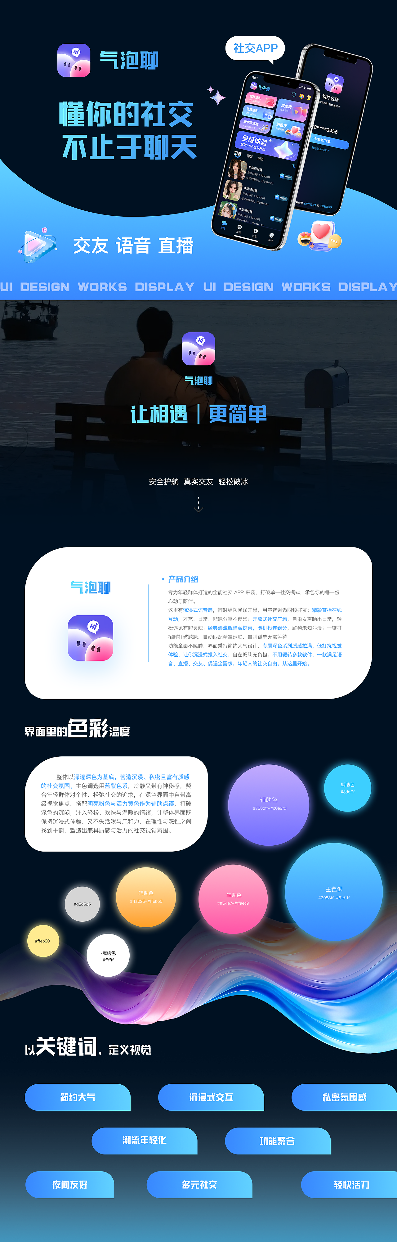交友语聊直播app UI设计（图ZNDA3MjAxMzE2） - APP界面 - 站酷设计师慧绘惠原创素材 - 站酷ZCOOL