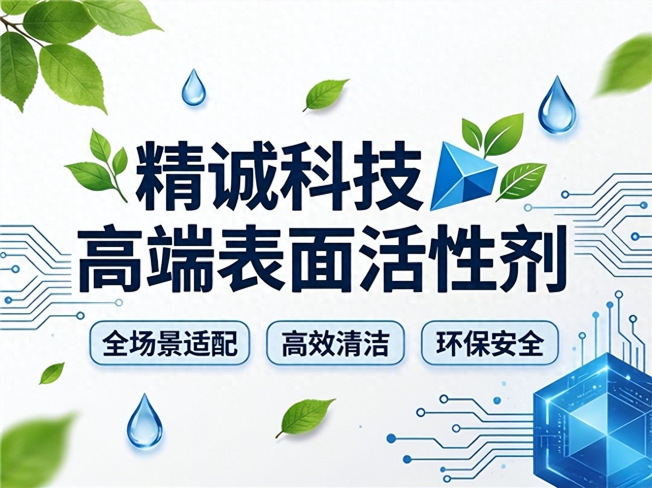 精诚科技高端表面活性剂：全场景适配+高效清洁+环保安全（图ZMTU2MTYzODg=） - 资讯 - 站酷设计师科技资讯原创素材 - 站酷ZCOOL
