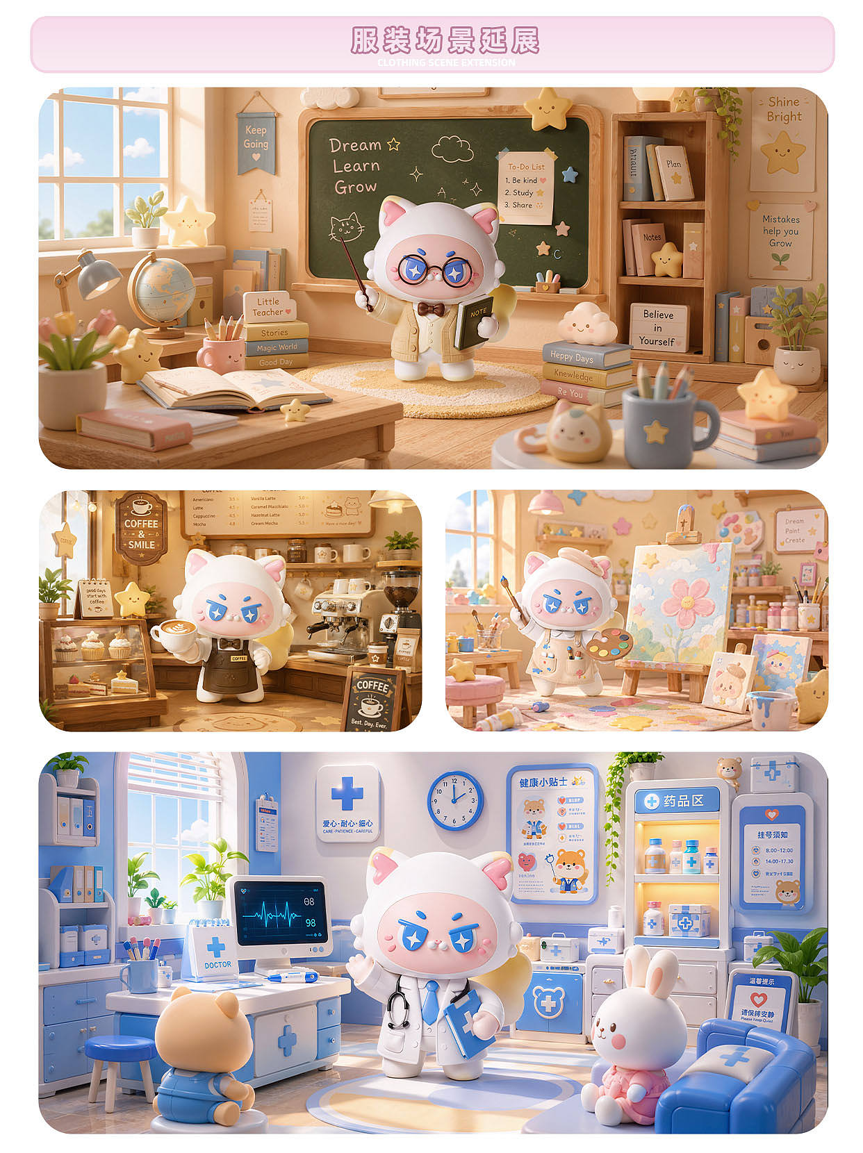 AIGC& IP形象设计& NEKOMAO（图ZNDA3MjIxODYw） - 人物/生物 - 站酷设计师学c4d的萌新cc原创素材 - 站酷ZCOOL