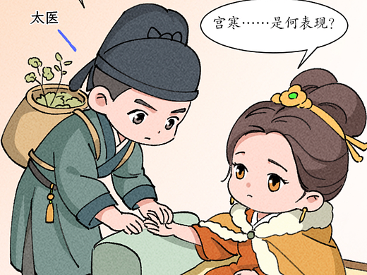 条漫设计 | 暖宫记：宫寒的中医调理（健康科普）