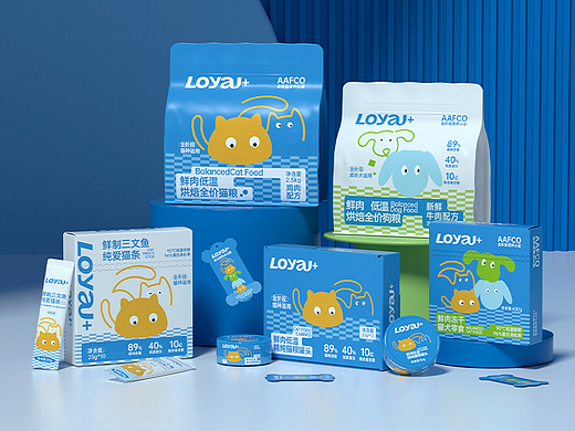 Loyaj+宠物品牌系列包装设计