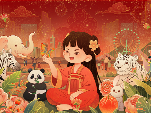 春日万象（手搓插画）