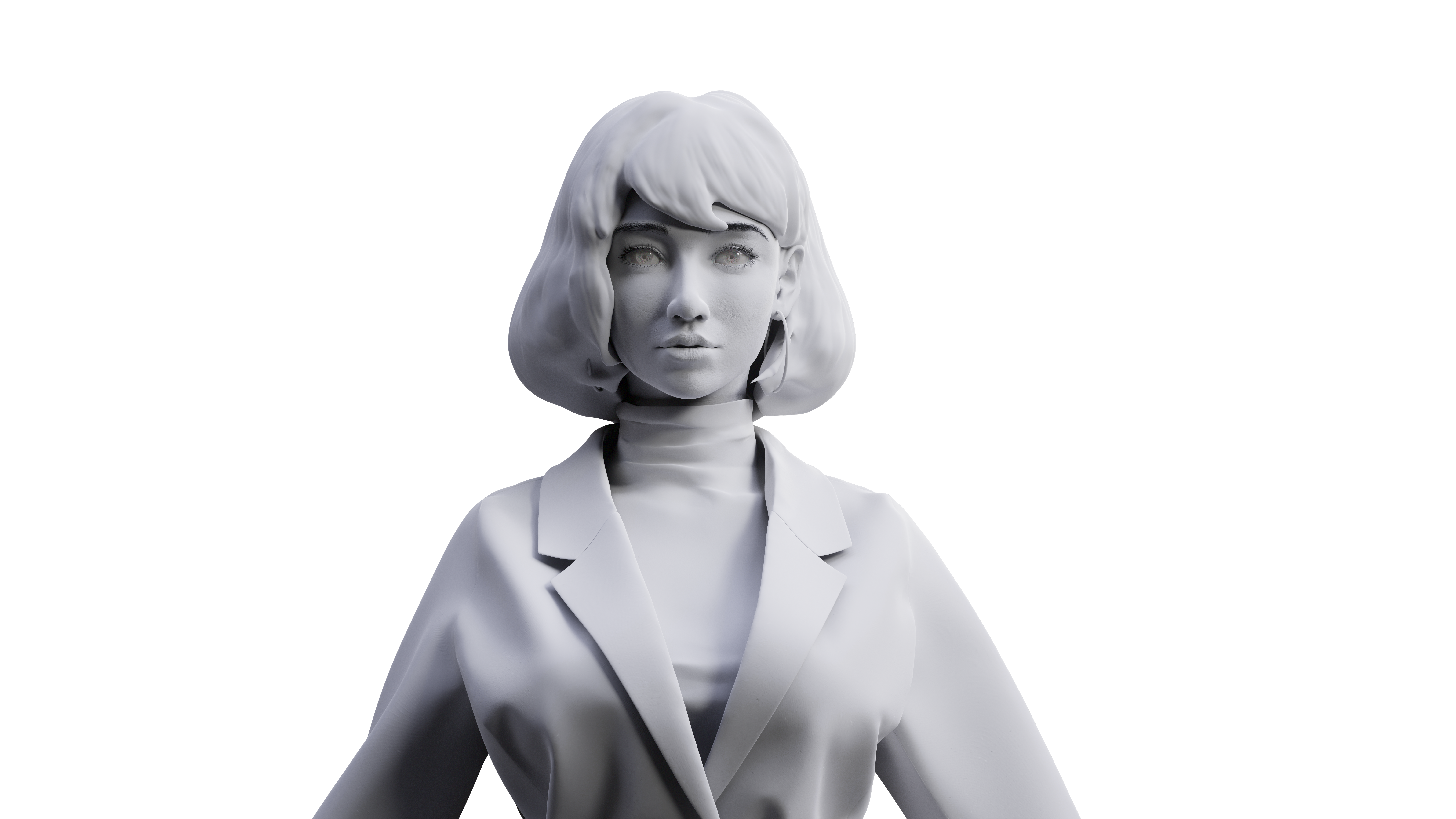 都市写实女性角色高模雕刻（图ZMTU2MTkzNDQ=） - 教程 - 站酷设计师3D建模师怕黑原创素材 - 站酷ZCOOL