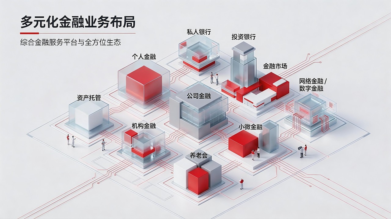 红白极简金融战略型｜中国工商银行企业介绍PPT（图ZNDA3MzA4NTI0） - PPT/Keynote - 站酷设计师雪原演示原创素材 - 站酷ZCOOL