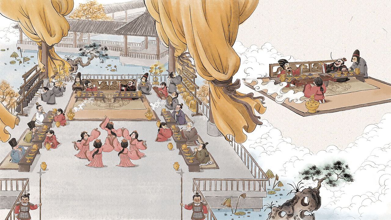 史记系列绘本（二）（图ZNDA3MzEyNTUy） - 儿童插画 - 站酷设计师陈楠MUtouNAN原创素材 - 站酷ZCOOL