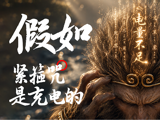 假如紧箍咒是用电的-AIGC创意短片-阿肯