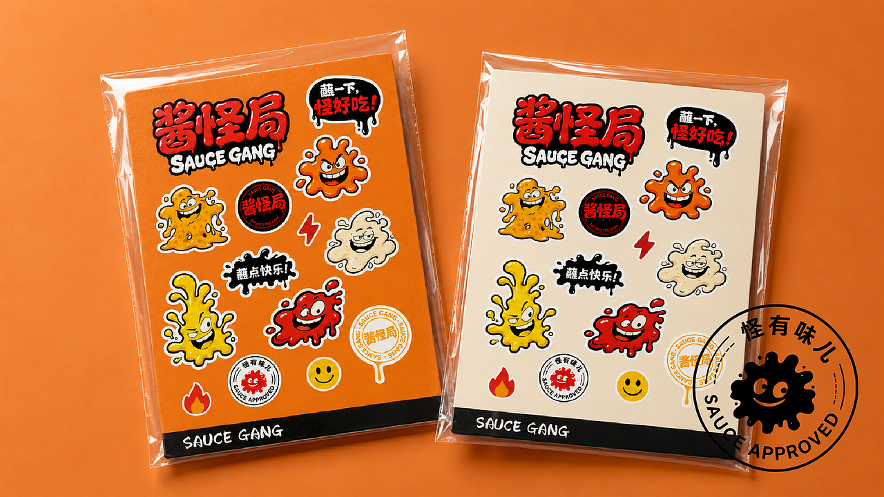 原创|蘸料品牌|酱怪局 SAUCE GANG(图ZNDA3MzIxMDQ0) - 其他工业/产品 - 站酷设计师卓卓卓zhuo原创素材 - 站酷ZCOOL
