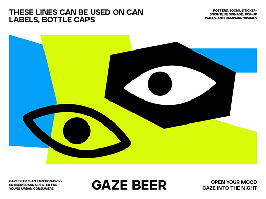 原创设计, GAZE BEER 饮品品牌