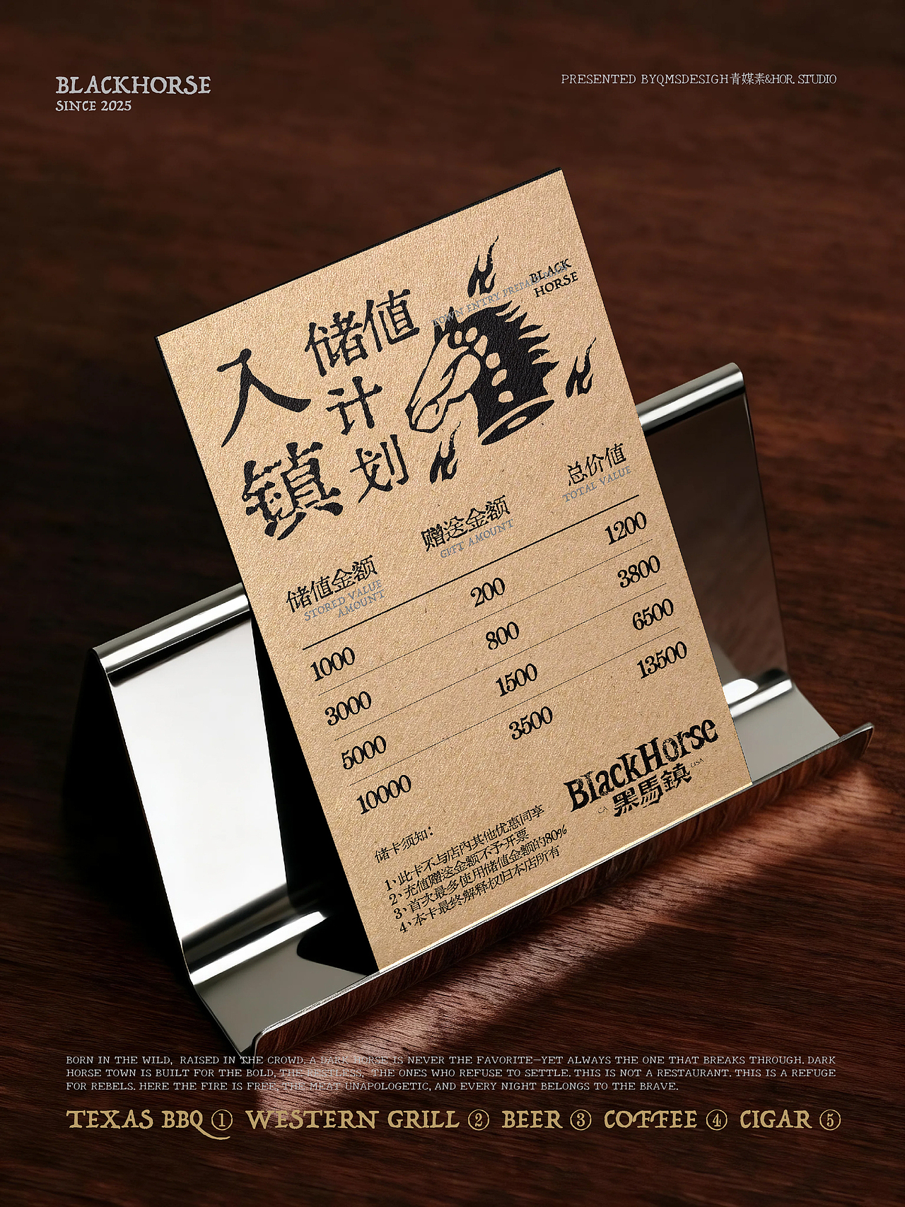 黑马镇 | 山东第一美式烤肉 · 荒野感城市地标（图ZNDA3MzMyNzYw） - 品牌 - 站酷设计师HORstudio原创素材 - 站酷ZCOOL