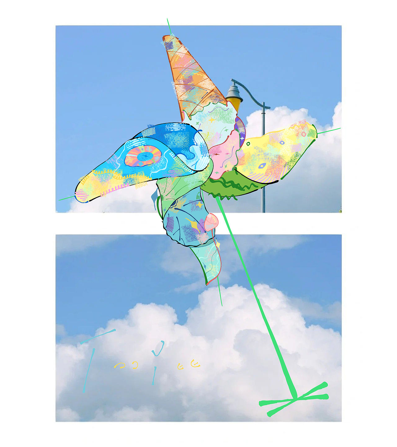 独属于夏天的浪漫温柔风扑面而来（图ZNDA3MzQ2NDIw） - 新锐潮流插画 - 站酷设计师曹天望原创素材 - 站酷ZCOOL