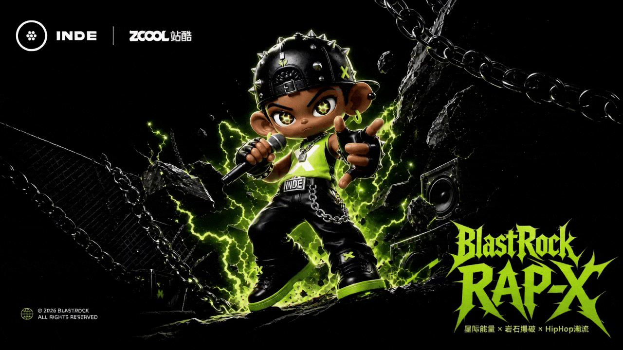 INDE潮流嘻哈IP设计丨BlastRock RAP-X(图ZNDA3MzY4NDA4) - 人物/生物 - 站酷设计师是Green阿原创素材 - 站酷ZCOOL